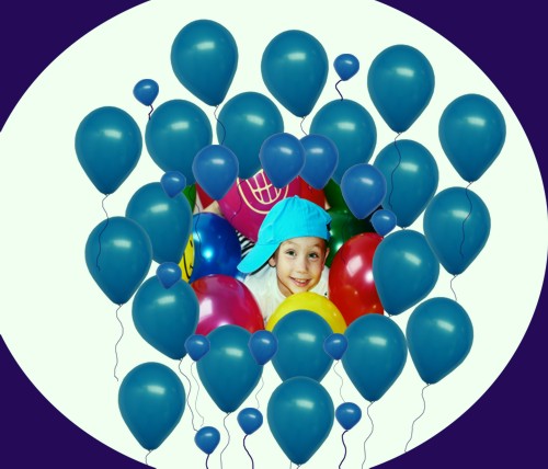 Kindergeburtstagweb-Luftballons