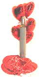Ballons Helium Maxi mit 100 Herzluftballons aus Folie