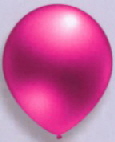 Luftballons Kristall Pink