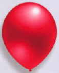 Luftballons Kristall Rot