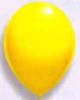 Luftballon gelb 30 cm