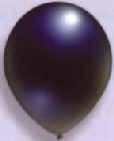 Luftballon Schwarz 30 cm
