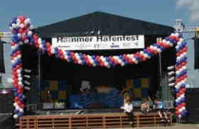 Ballondekoration Hafenfest Festdekoration Ballons