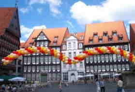 Ballondekoration Stadtfest
