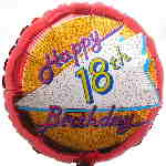 Folienballon: Birthday1805