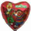 Folienballons Ernie und Bert
