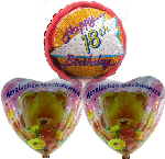 Geburtstag 18 mit Herzlichen Gl�ckwunsch B�rchen Geburtstagsballons