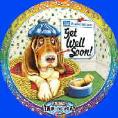Singende Ballons Get well soon