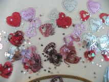 Hochzeitsdekoration Konfetti Lacy Hearts 2