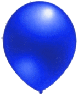 Luftballone in Blau