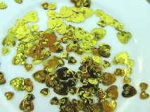 Hochzeitsdekoration Konfetti Loving Hearts Gold 5