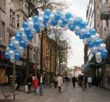 Luftballons Fu�g�ngerzone