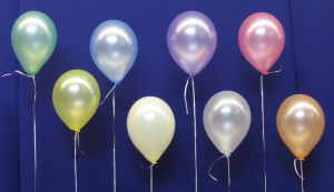 Luftballons Perlmutt