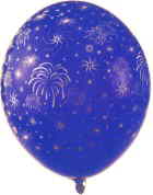 Luftballons Feuerwerk