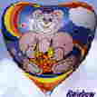 Folienballons Rainbow Bär