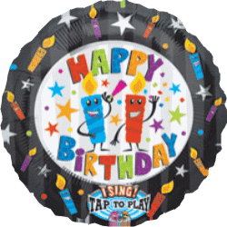 The Flames, Singende Ballons, Happy Bitrhday, Geburtstag.