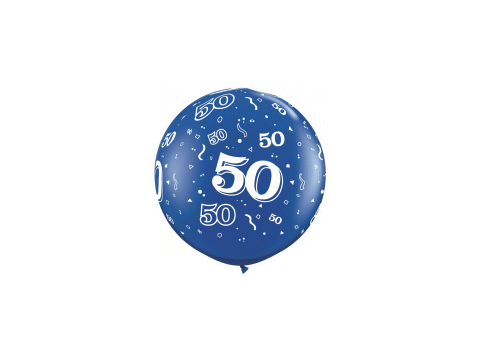 50. Geburtstag mit riesigen Luftballons