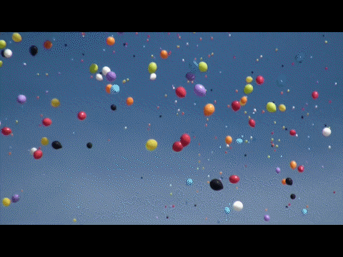 Ballonmassenstart-Ballons-steigen-auf