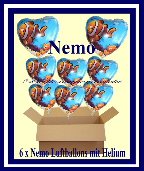 Die Geschenkidee, mit Helium schwebende Luftballons zum Kindergeburtstag