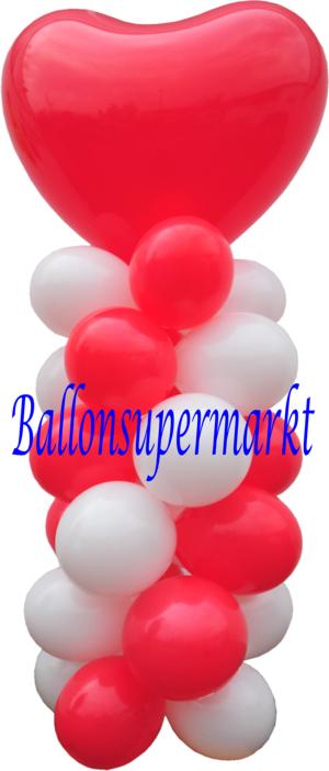 Ballondekoration  Hochzeit Luftballons