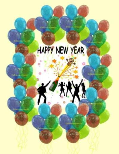Silvesterparty-Ballons-Fete-Silvester-Silvesterballons