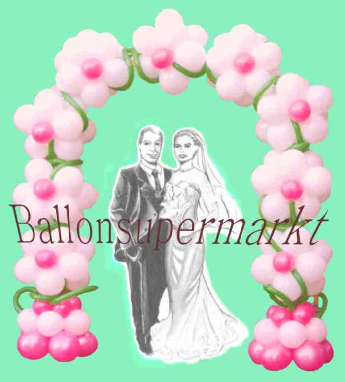 Ballondekoration Hochzeit