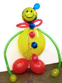 Luftballonfigur-Ballondekoration-aus-Luftballons-Ballonfigur-Luftballon-Mann