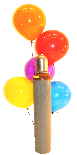 Ballons Helium Mini 4, Kristallballons mit Helium in der Flasche
