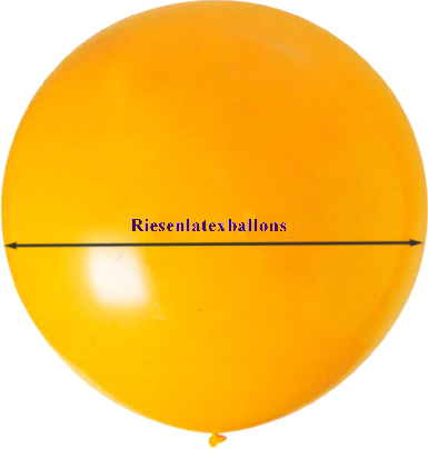 Gelber Riesenballon
