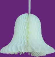 Hochzeitsdekoration Glocke weiß