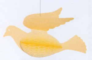 Hochzeitsdekoration Taube Elfenbein