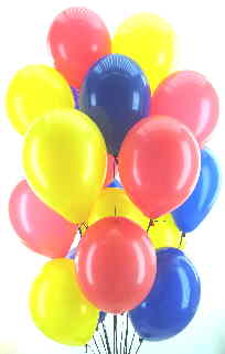 Luftballons in 25 cm, Latexballons, Rundballons, Ballons mit 25er Durchmesser