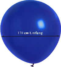 Riesenballon-in-der-Farbe-Blau