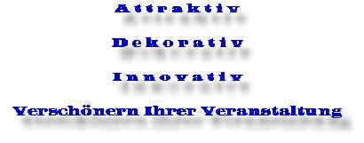 Dekorativ mit Luftballons