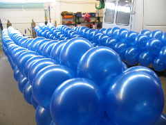 Luftballongirlanden Produktion