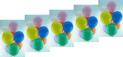 Latexballondekoration mit Latexballons Rund 40 cm