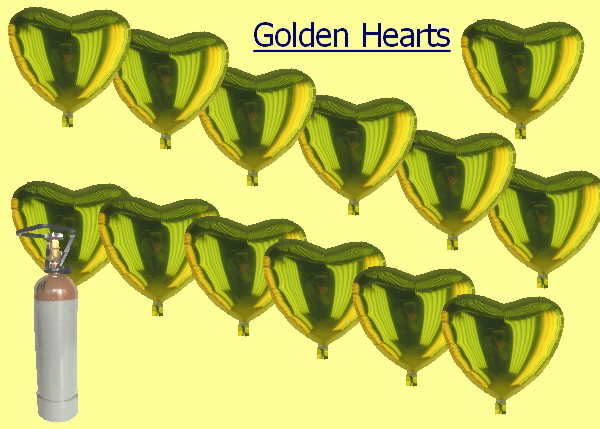 Golden Hearts Hochzeit