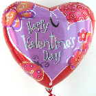 Happy Valentine 2, Ballon aus Folie zum Valentinstag