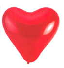 Latexballon Herz