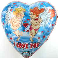 Folienballon singt I Love You