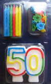 Kerzen Geburtstag 50.