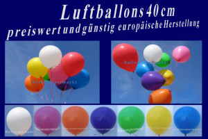 Luftballons 40 cm, preiswert und günstig