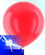 Ballonzubehör: Patent- u. Fixverschlüsse mit Band für Luftballons