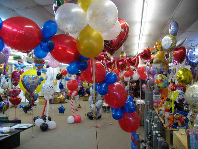 Ballonsupermarkt, der Ballonshop auf 1000 Quadratmetern