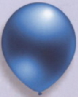 Latexballons Kristall blau