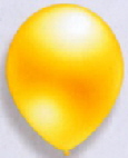 Latexballons Kristall gelb