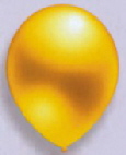 Latexballons Kristall gold