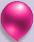 Latexballons Kristall pink