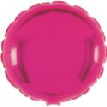 rund pink Folienballons