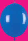 Luftballons, Link a Loon, Kettenballon und Girlandenballon in der Farbe Blau
